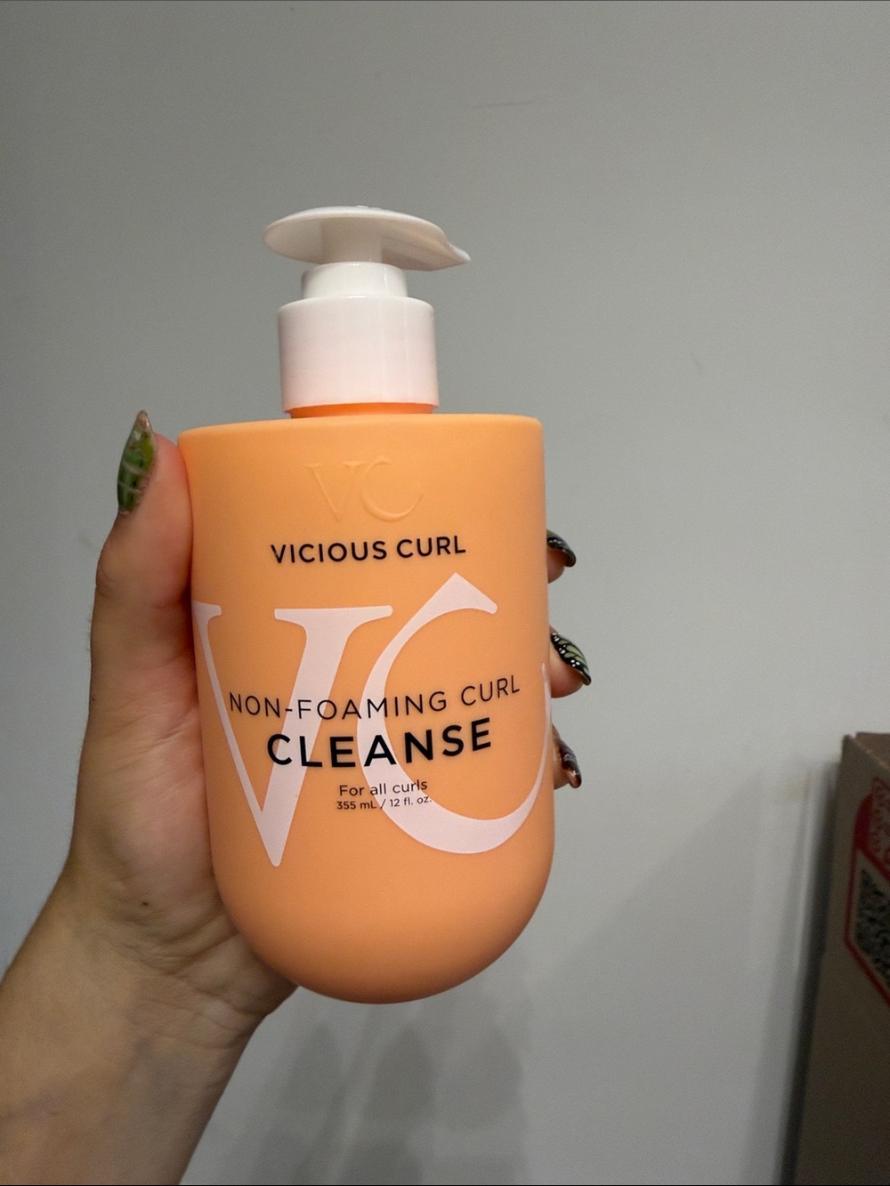 Non-Foaming Curl Cleanse Shampoo - Peach